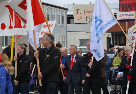 Góð þátttaka í 1. maí hátíðarhöldum á Ísafirði og Suðureyri