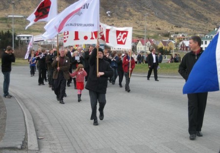 Hátíðahöld á Ísafirði og Suðureyri 1. maí