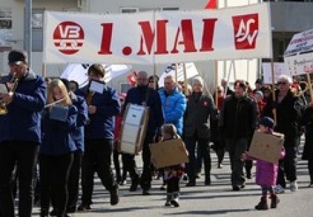 Mjög góð þátttaka og vel heppnuð 1. maí hátíðarhöld